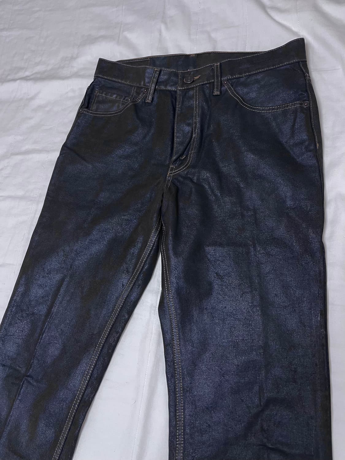 리바이스재팬 517 블랙진 부츠컷 코팅진 상품이미지2