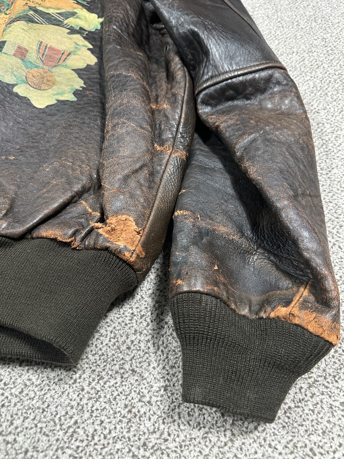 아비렉스 노르망디 a-2 레더자켓 M 상품이미지3