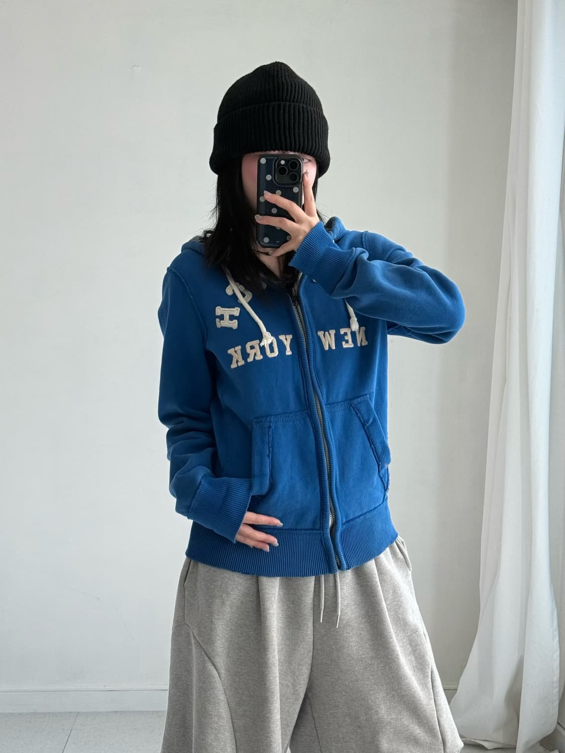 아베크롬비 블루 후드집업 상품이미지2