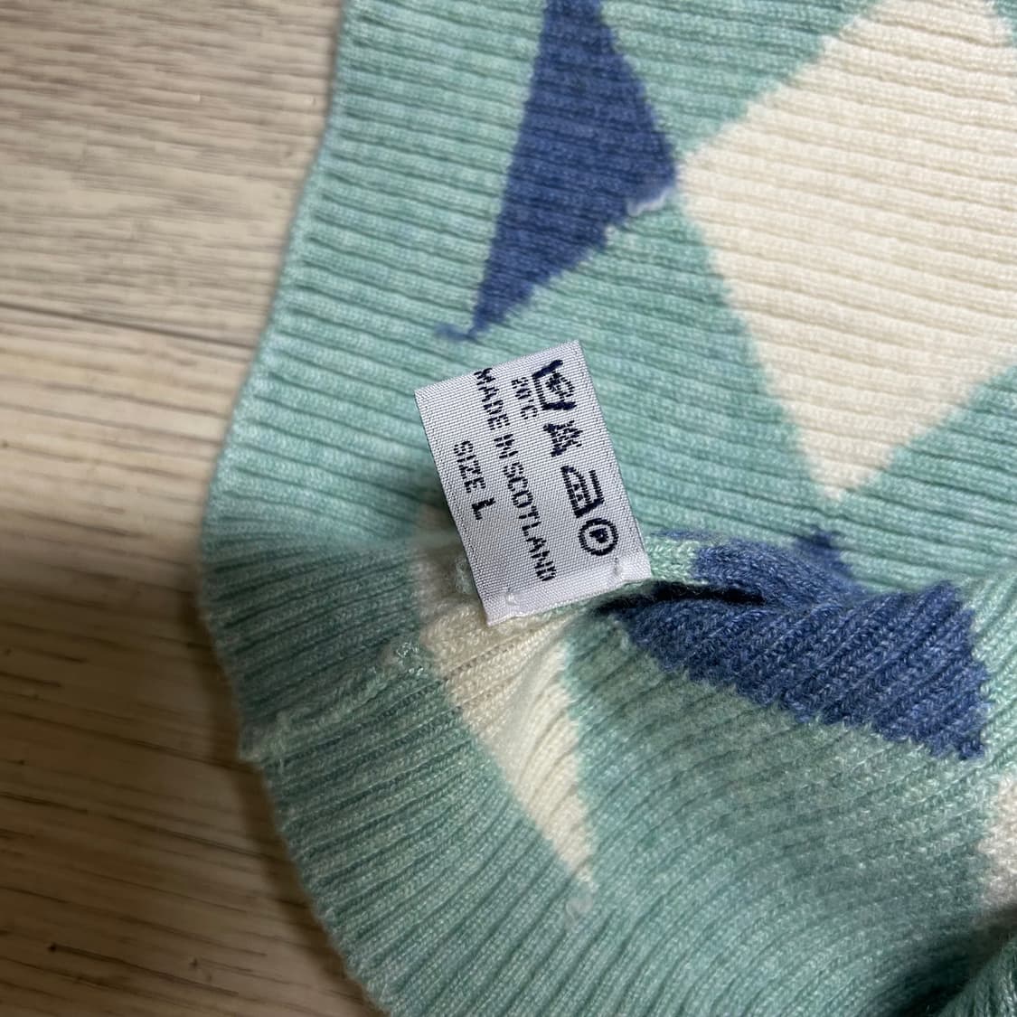 (명품)BARRIE 100프로 캐시미어 카라티 L 상품이미지4