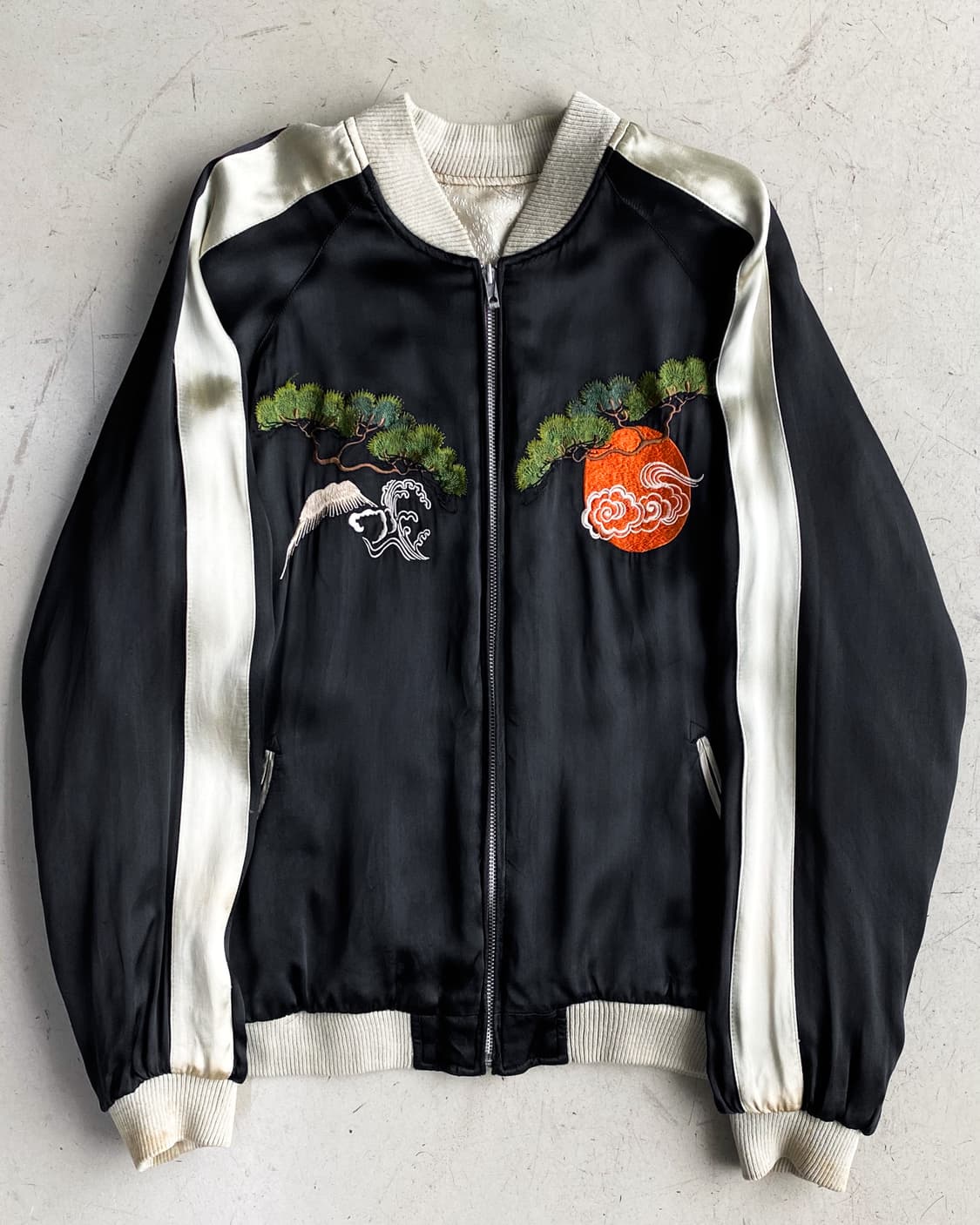 스크립트 수베니어 리버시블 레이온 사틴 스카쟌 상품이미지7