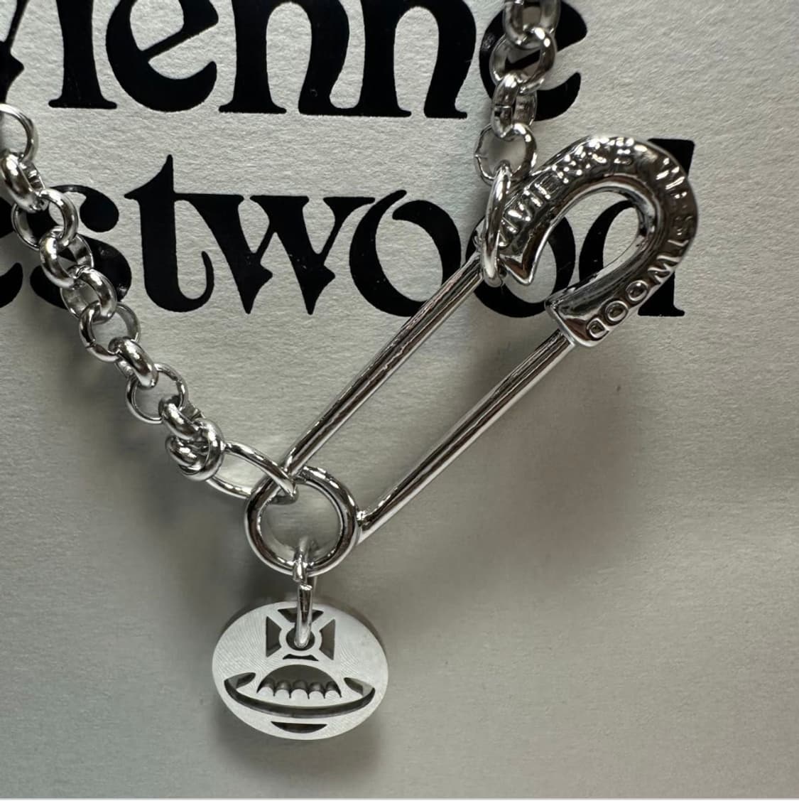 비비안웨스트우드 아카이브 이모진 클립 orb 팬던트 목걸이 상품이미지2