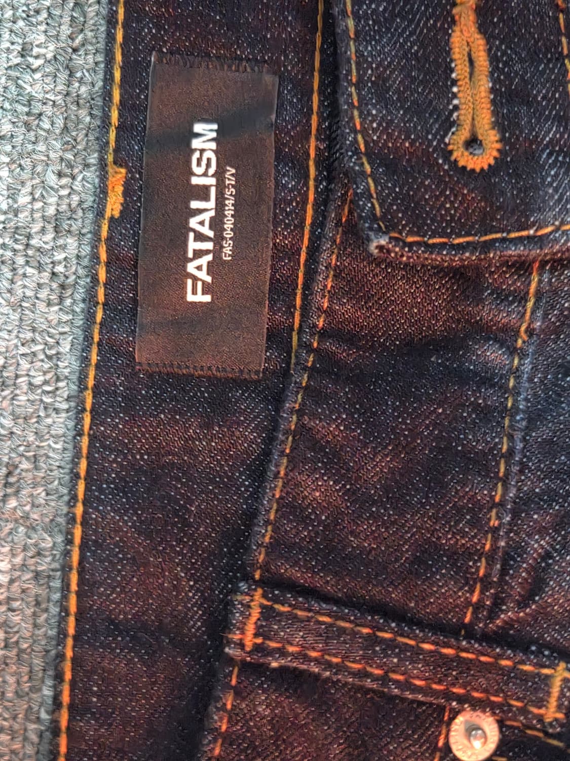 페이탈리즘 인디고 스트레이트핏 데님 청바지 상품이미지5