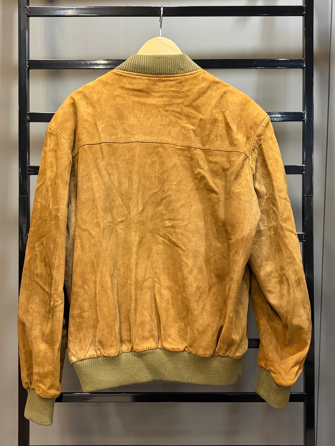 (L) 빈티지 산양가죽 점퍼 카멜 6.9 상품이미지5