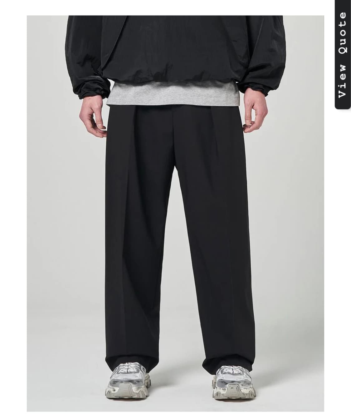 준지 24ss 코어 울플리츠 팬츠 44 상품이미지2