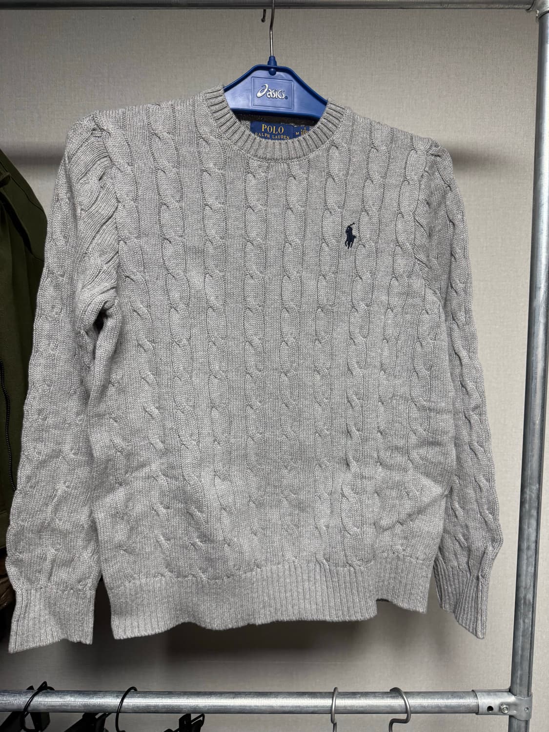 폴로 꽈배기 니트 상품이미지1