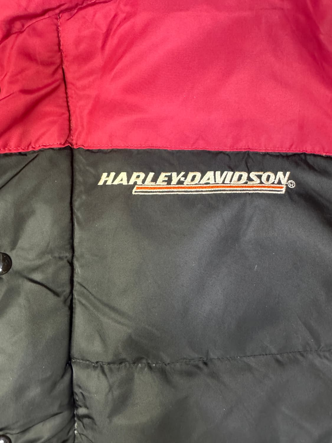 빈티지 할리 데이비슨 HARLEY DAVIDSON 푸퍼 다운자켓 L 상품이미지3