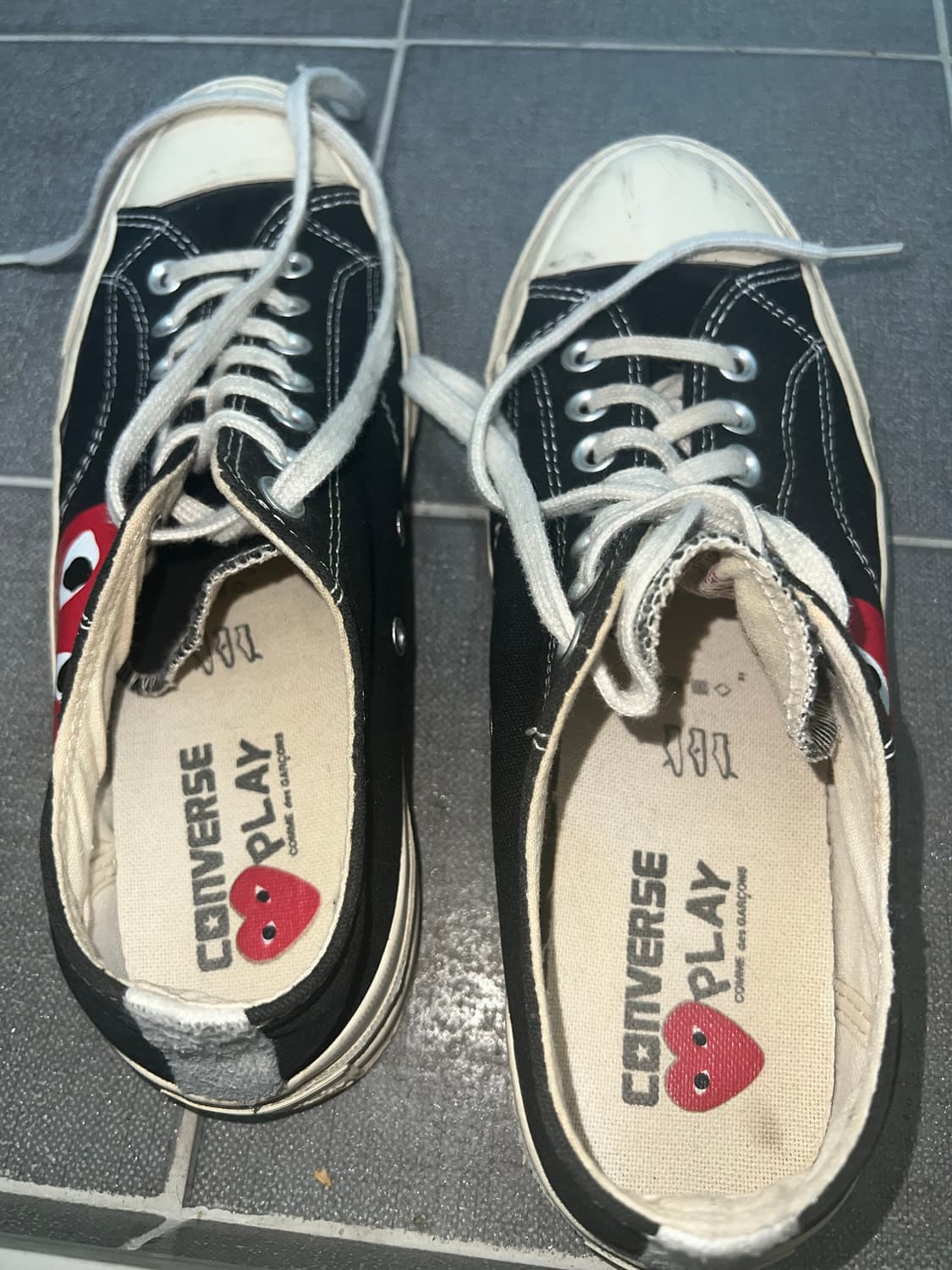 꼼데 컨버스 척테일러 블랙 265 상품이미지7