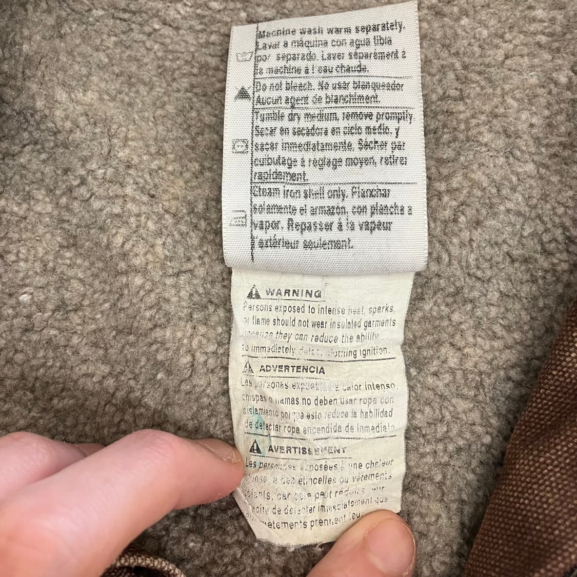 N162 칼하트 자켓 c61 dkb 브라운 상품이미지6