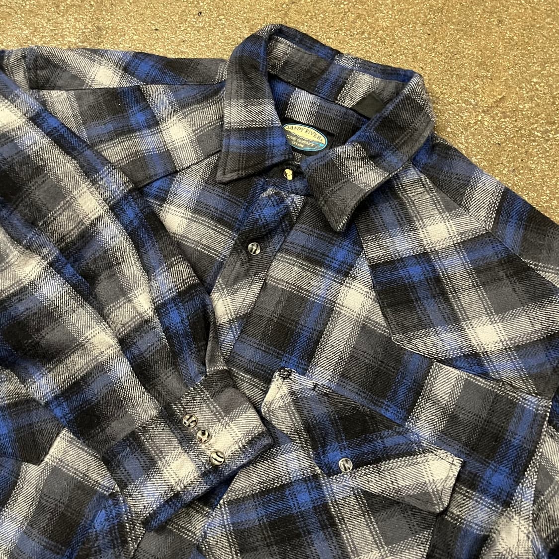 빈티지 웨스턴 플란넬 셔츠 (110) 상품이미지5