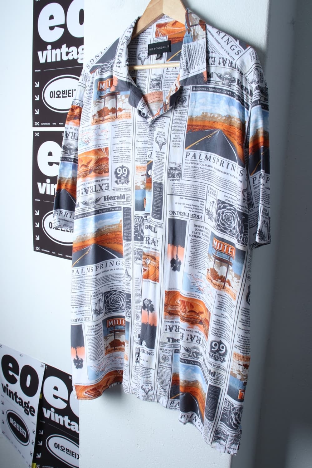 (2XL-3XL) 노바운더리스 반팔셔츠 남방 USA 빅사이즈-H33356 상품이미지1