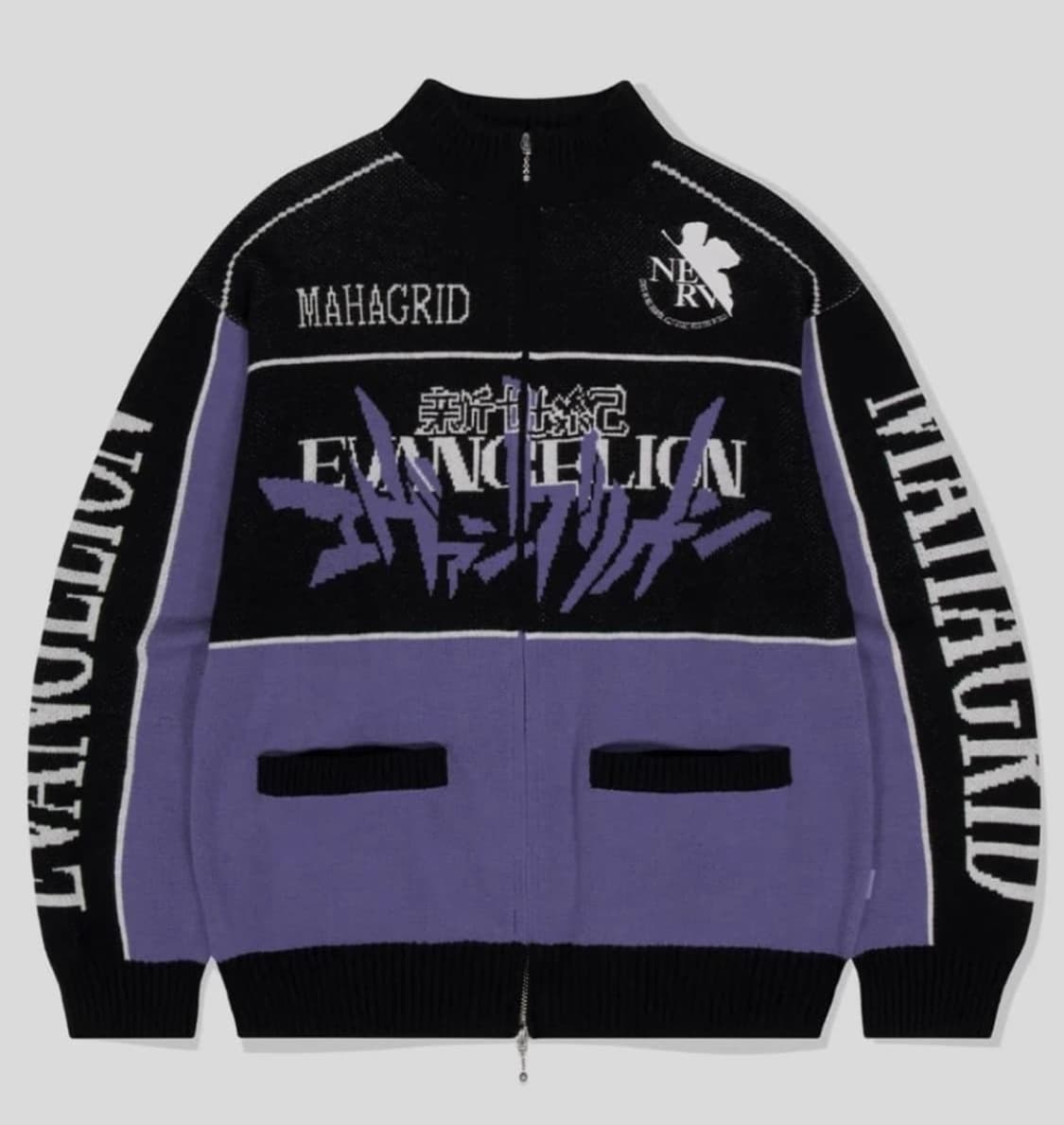 마하그리드 에반게리온 트랙 니트 집업 상품이미지1