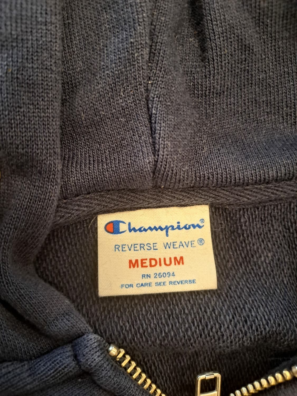 챔피온 리버스위브 후드집업 M사이즈 상품이미지3