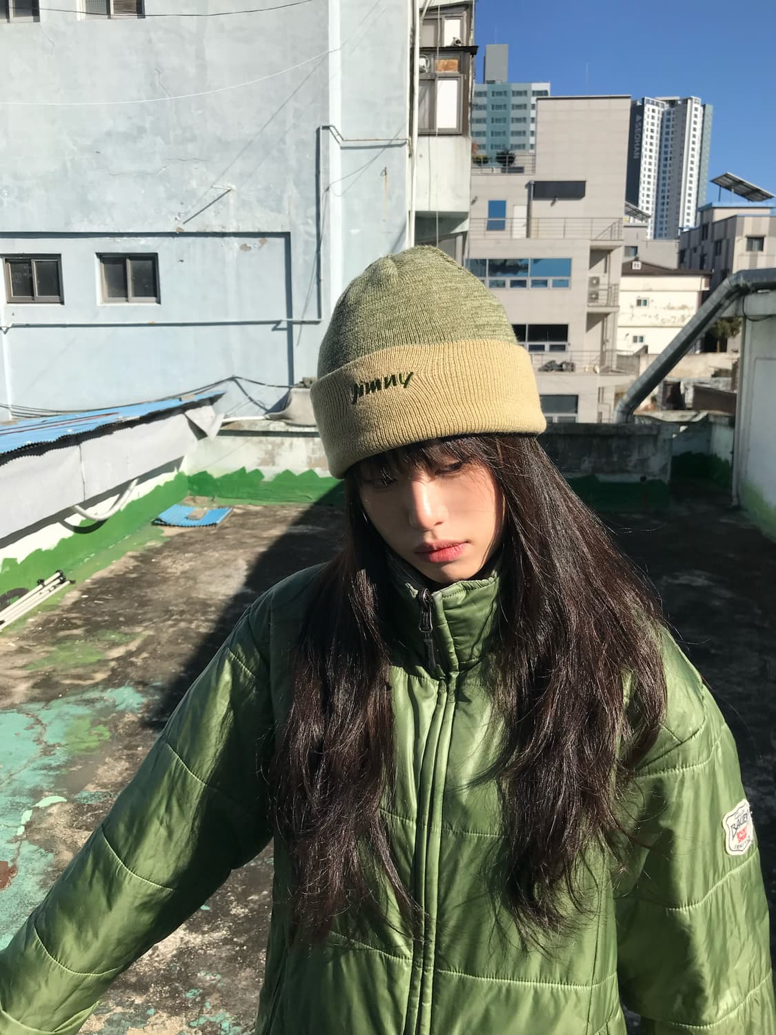 Jimmy 그린 리버시블 비니 상품이미지1