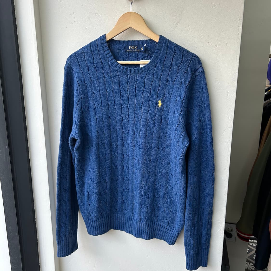 16261 - 폴로 랄프로렌 블루 케이블 니트 상품이미지2