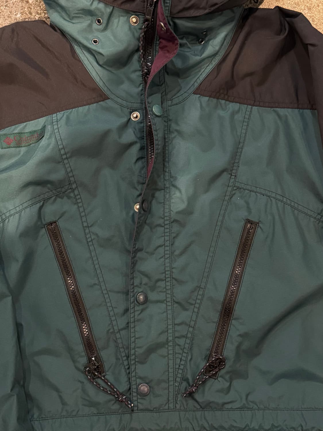 90s 콜럼비아 하프 자켓 상품이미지3