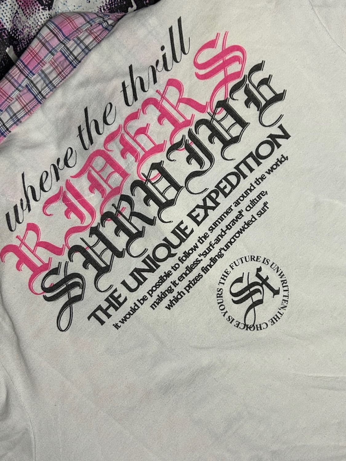 gal y2k check layered tee 상품이미지5