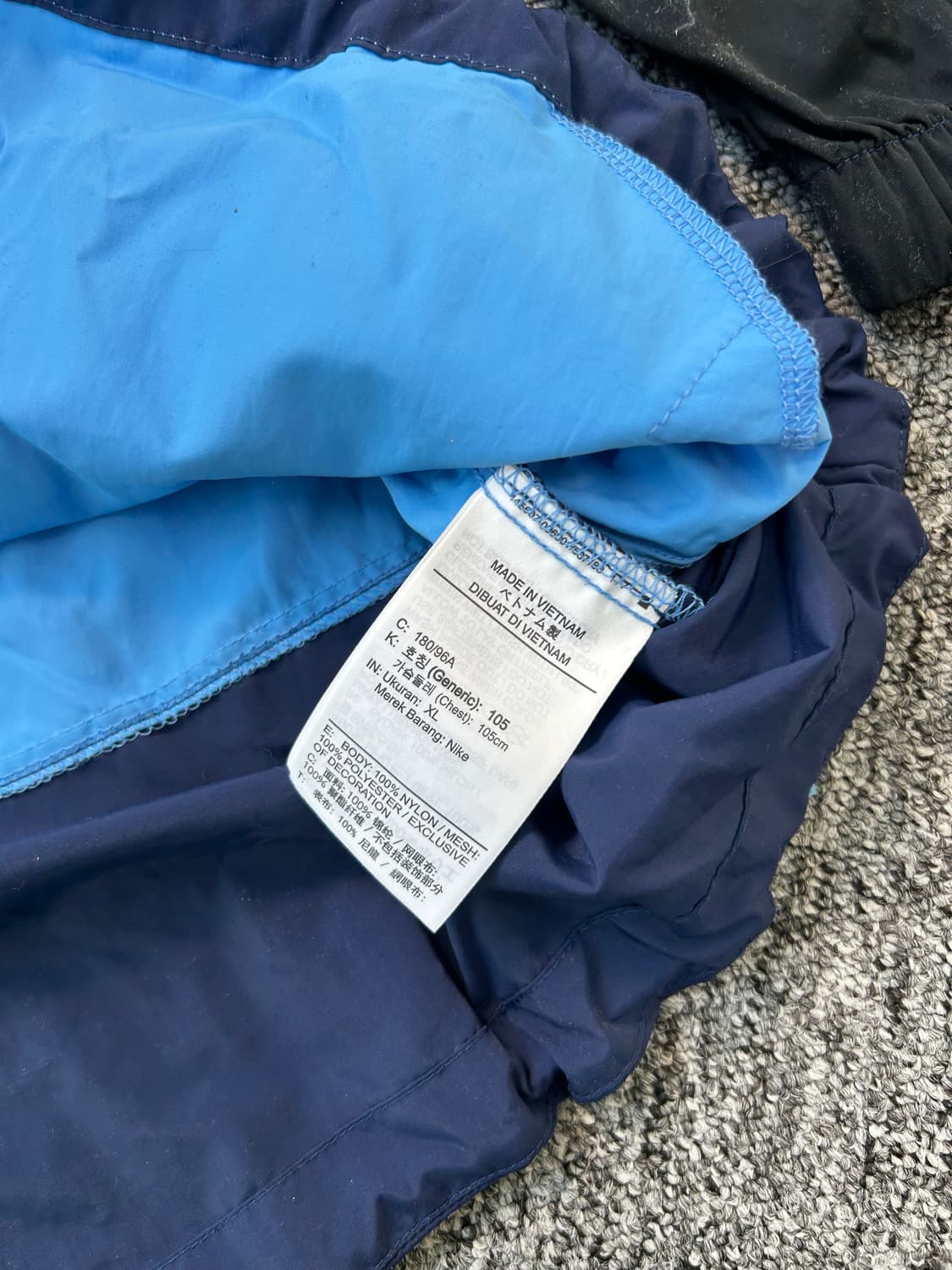나이키 스카이블루 배색 바람막이 아노락 XL 상품이미지8
