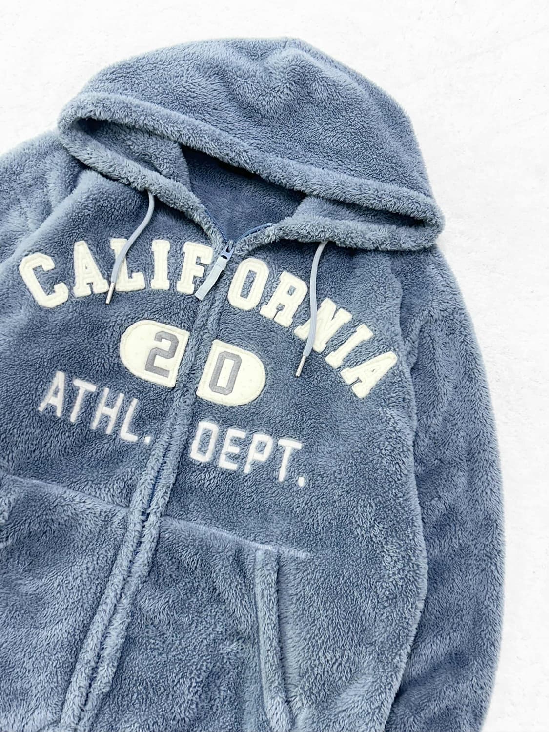 후아유 빅로고 블루 후리스 상품이미지7