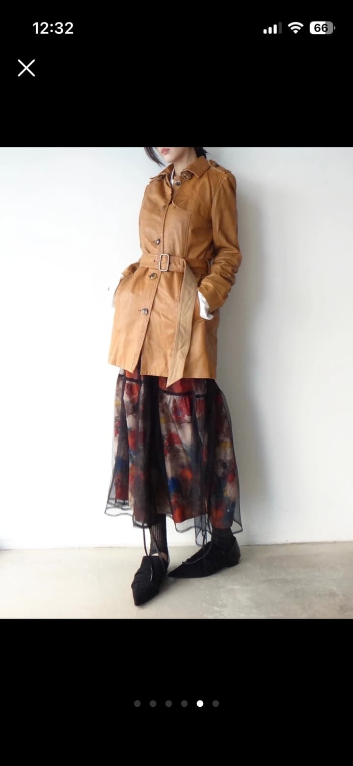 타미힐피거 레더자켓 브라운 상품이미지5