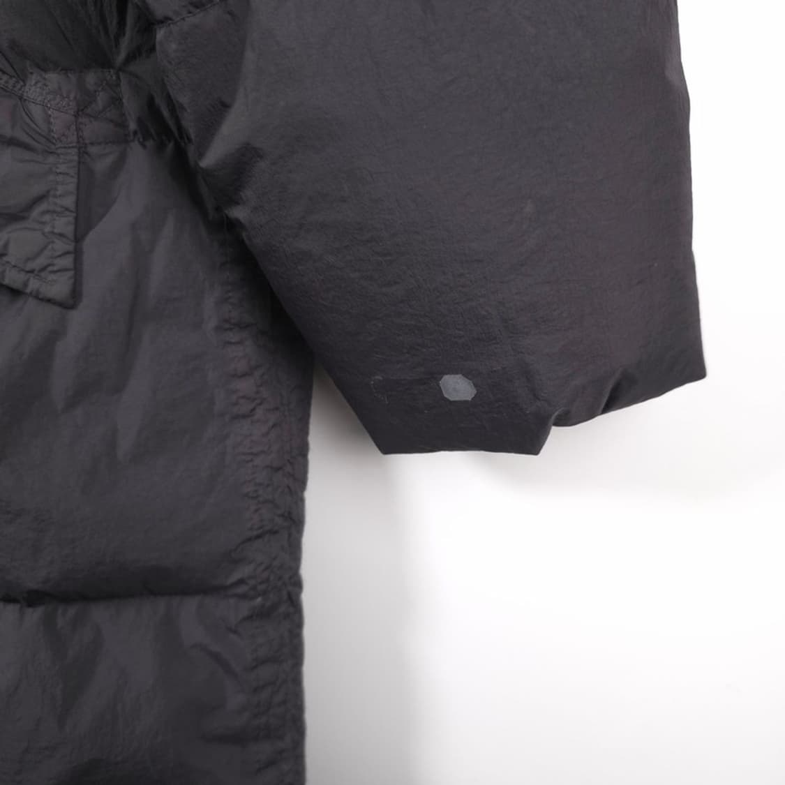 스톤아일랜드 가먼트다잉 크링클랩스 롱 다운 패딩 상품이미지5