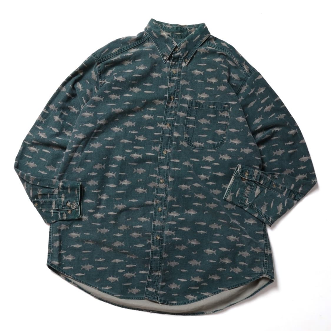 울리치 90’s Woolrich Fish Printed Shirt   상품이미지4