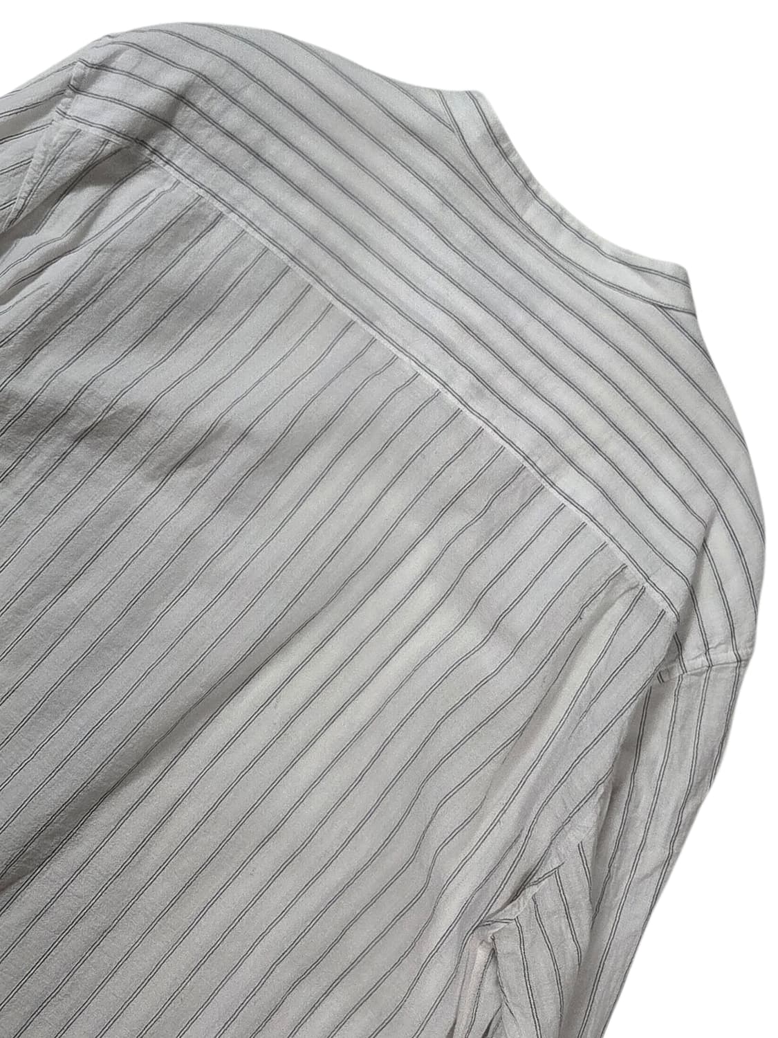 지오송지오 스트라이프 화이트 린넨혼방 셔츠 105 상품이미지5