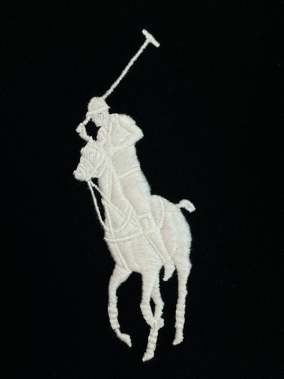 폴로 랄프로렌 빅포니 대장 발팔 카라티 셔츠 블랙 [L] 상품이미지4