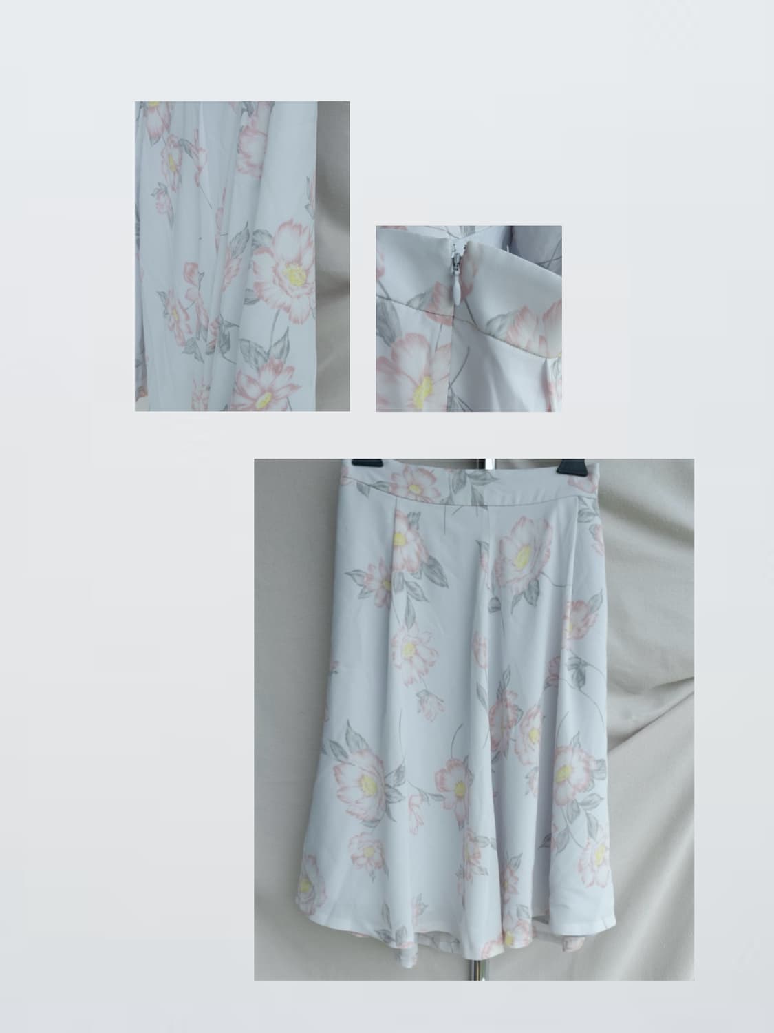 Floral Flare Skirt 플로럴 스커트 상품이미지1
