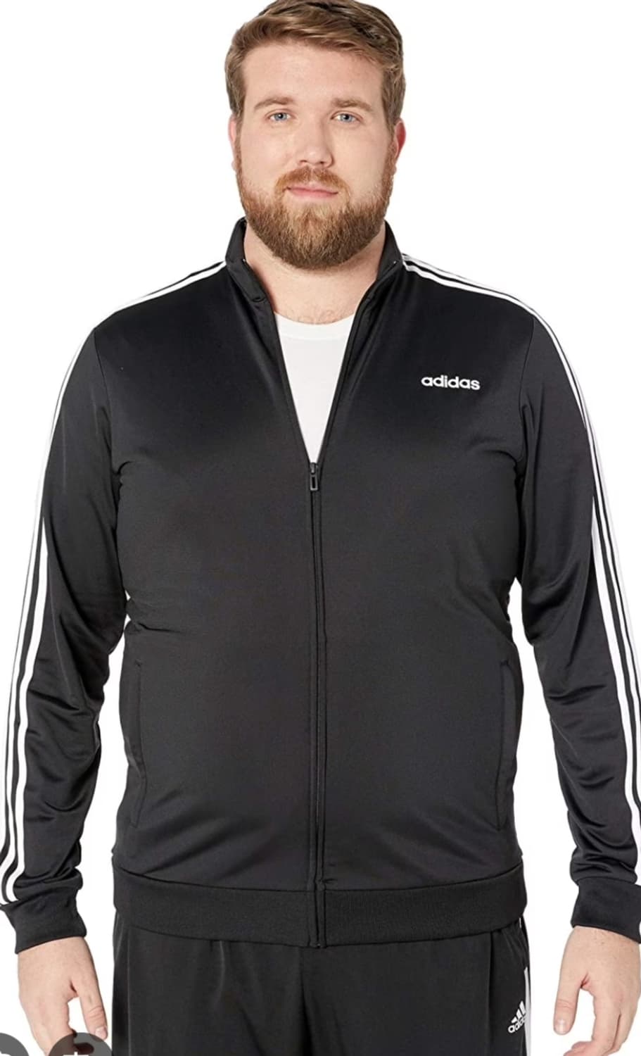 아디다스 삼선 져지 블랙 2XL 정사이즈 로 100  -105  적당 상품이미지2