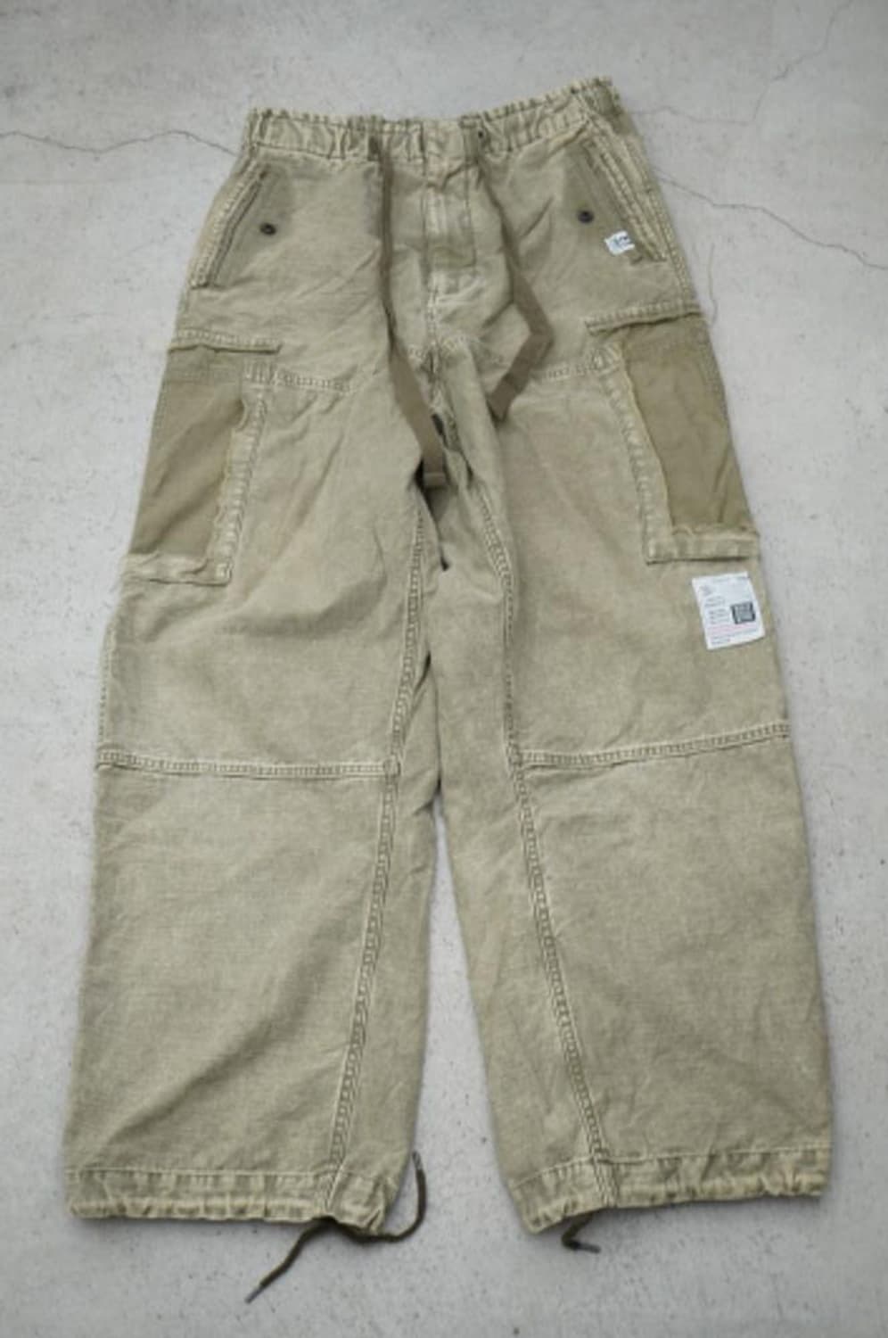 [46] 미하라야스히로 24ss 카고 팬츠 카키 상품이미지3