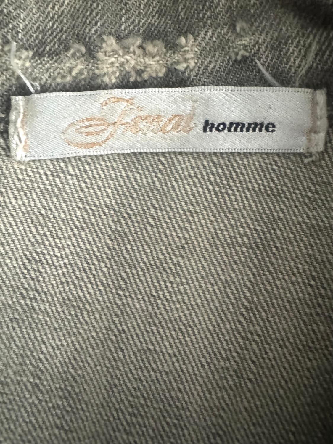 Final Homme 빈티지 워싱 데님 자켓 S 상품이미지2