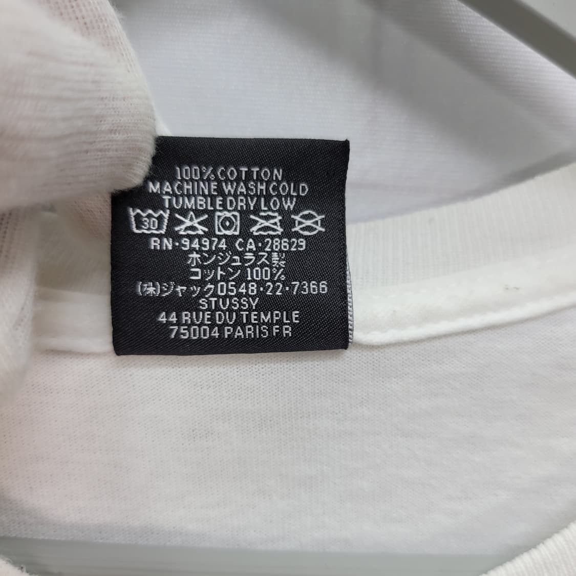 STUSSY 스투시 서울 반팔 티셔츠 화이트 상품이미지8