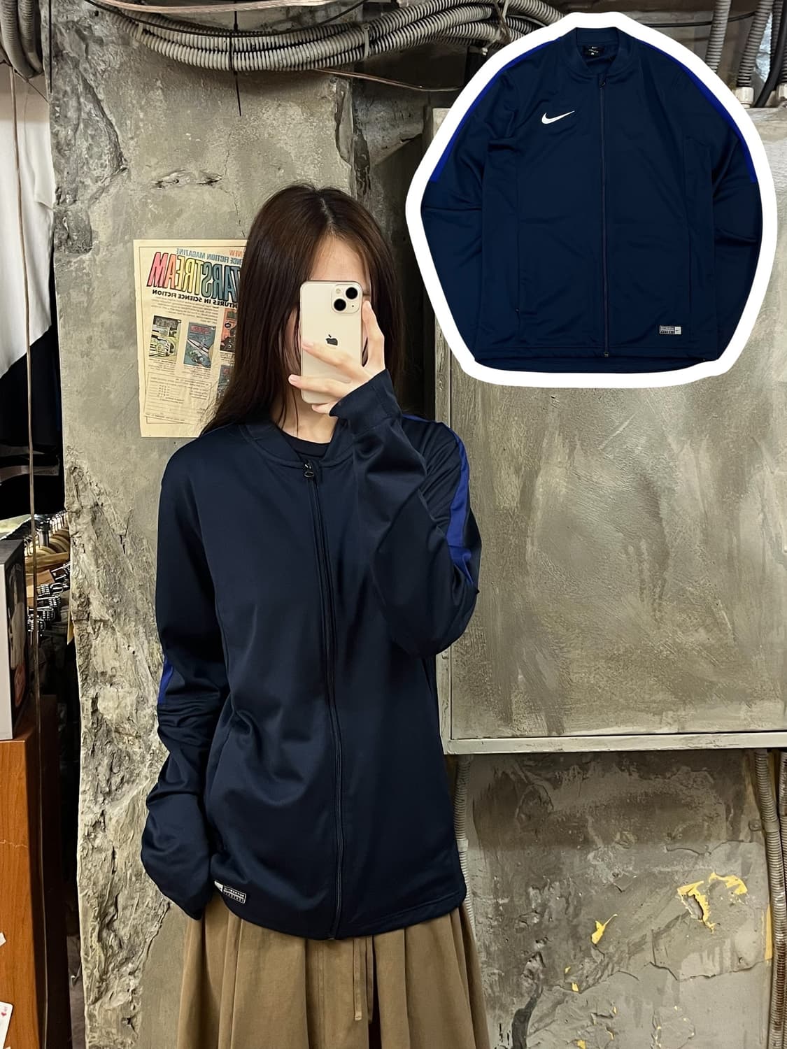 나이키 DRI-FIT 져지 네이비 M #csz723 상품이미지1