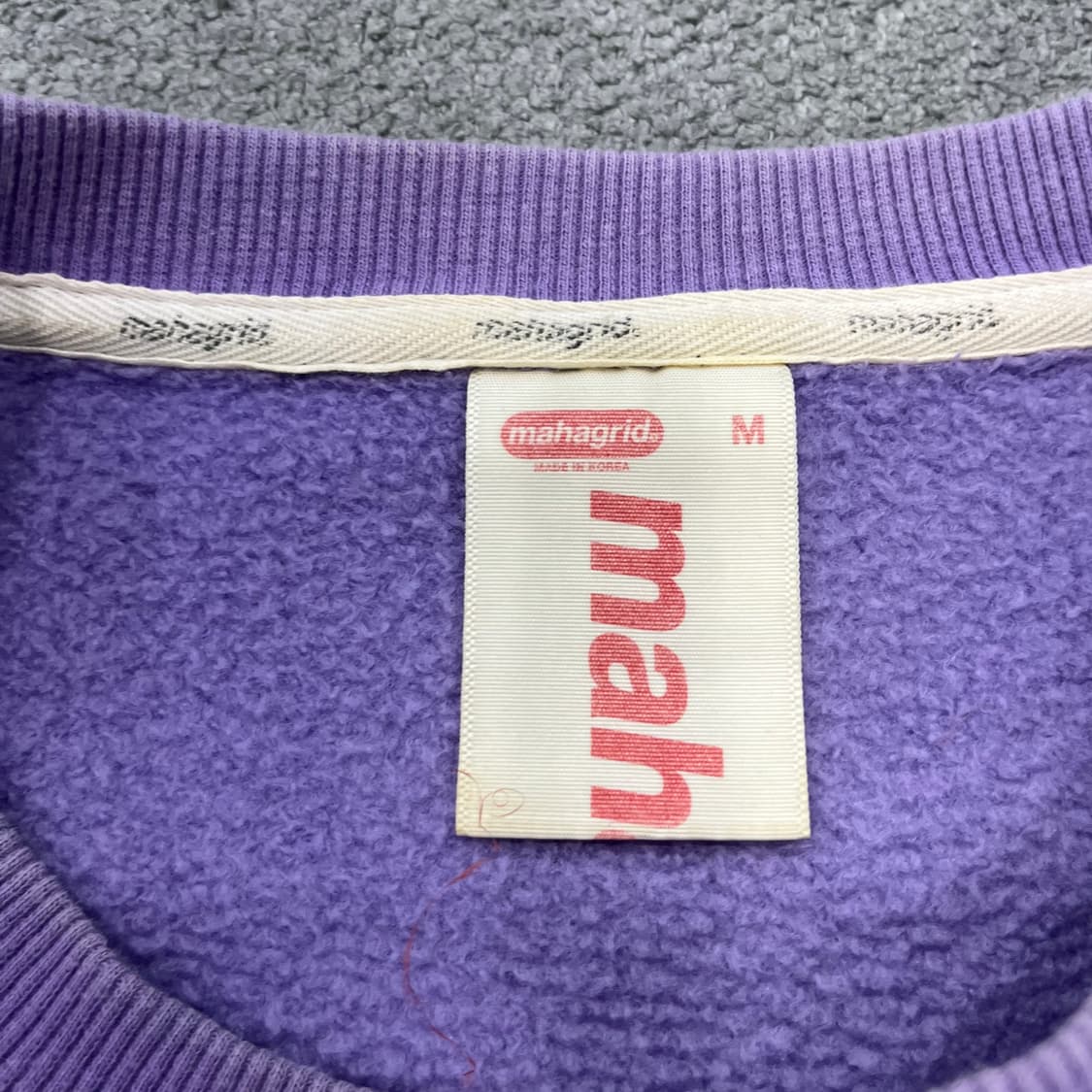 M 마하그리드 퍼플 맨투맨 티셔츠 상품이미지7