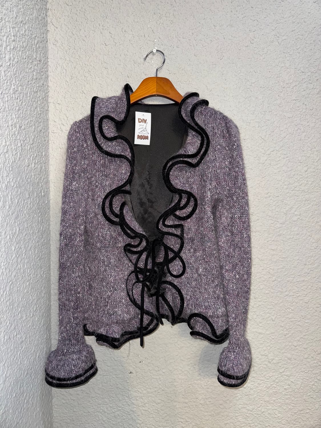 벨벳 러플 가디건 상품이미지4