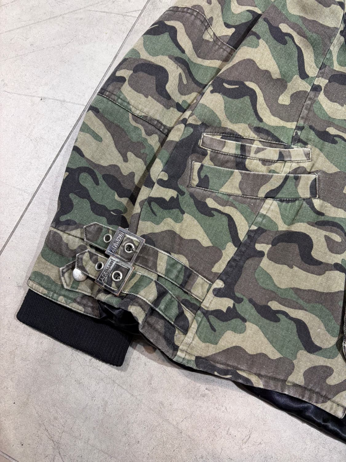 Maisongilfy 카모 밀리터리 퍼후드 집업 자켓 상품이미지2