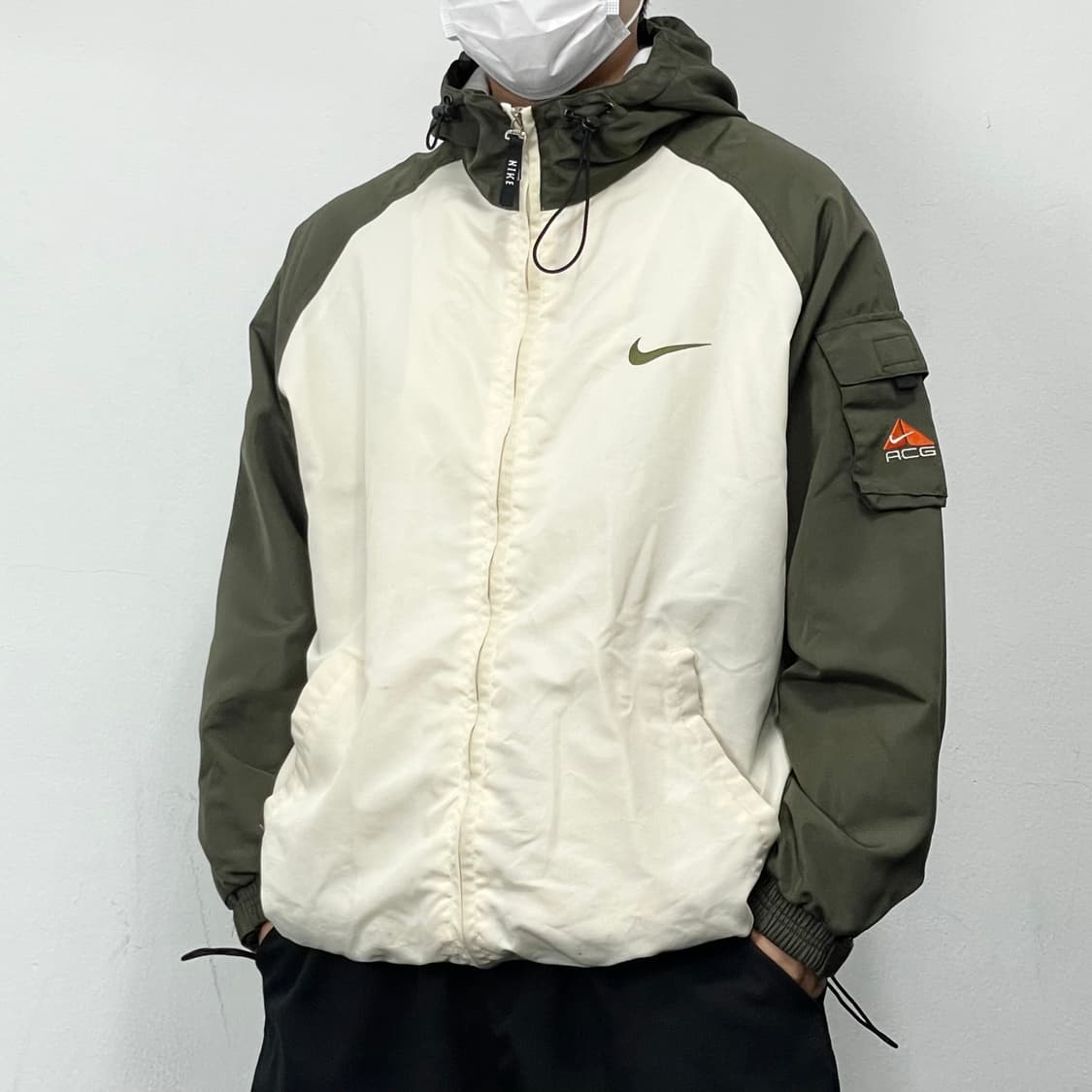 나이키 ACG 90s 올드스쿨 배색 바람막이 자켓 상품이미지1