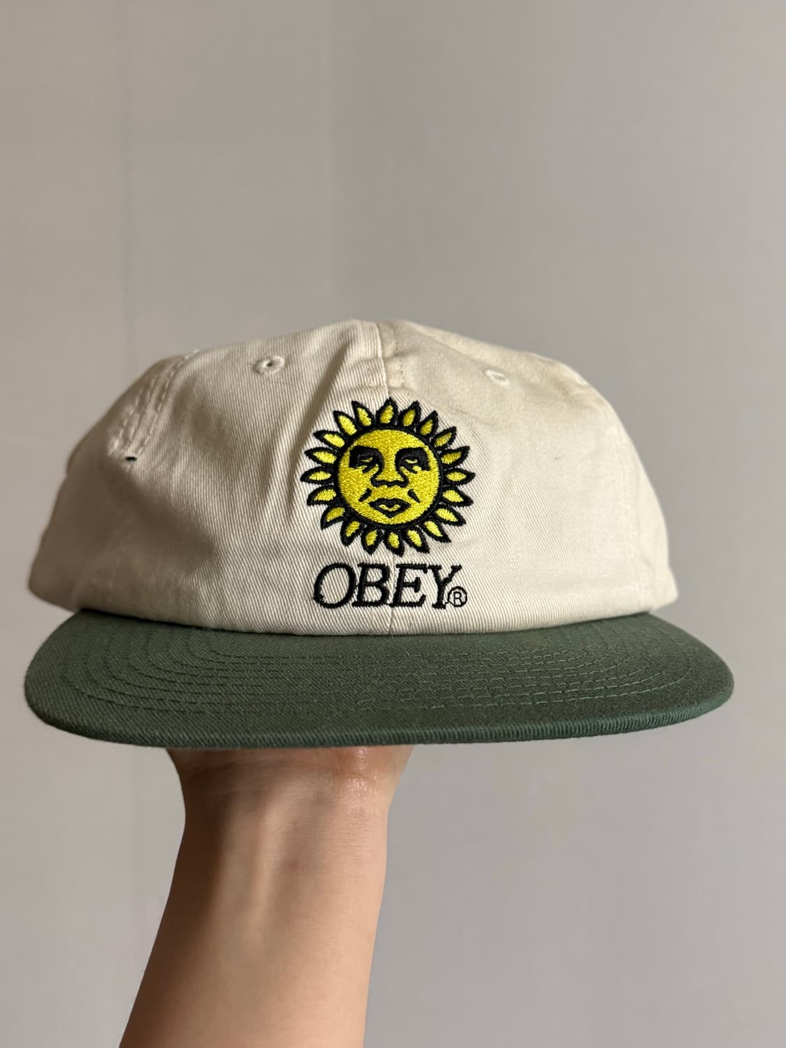 Obey 배색 썬라이즈 볼캡 모자 상품이미지1