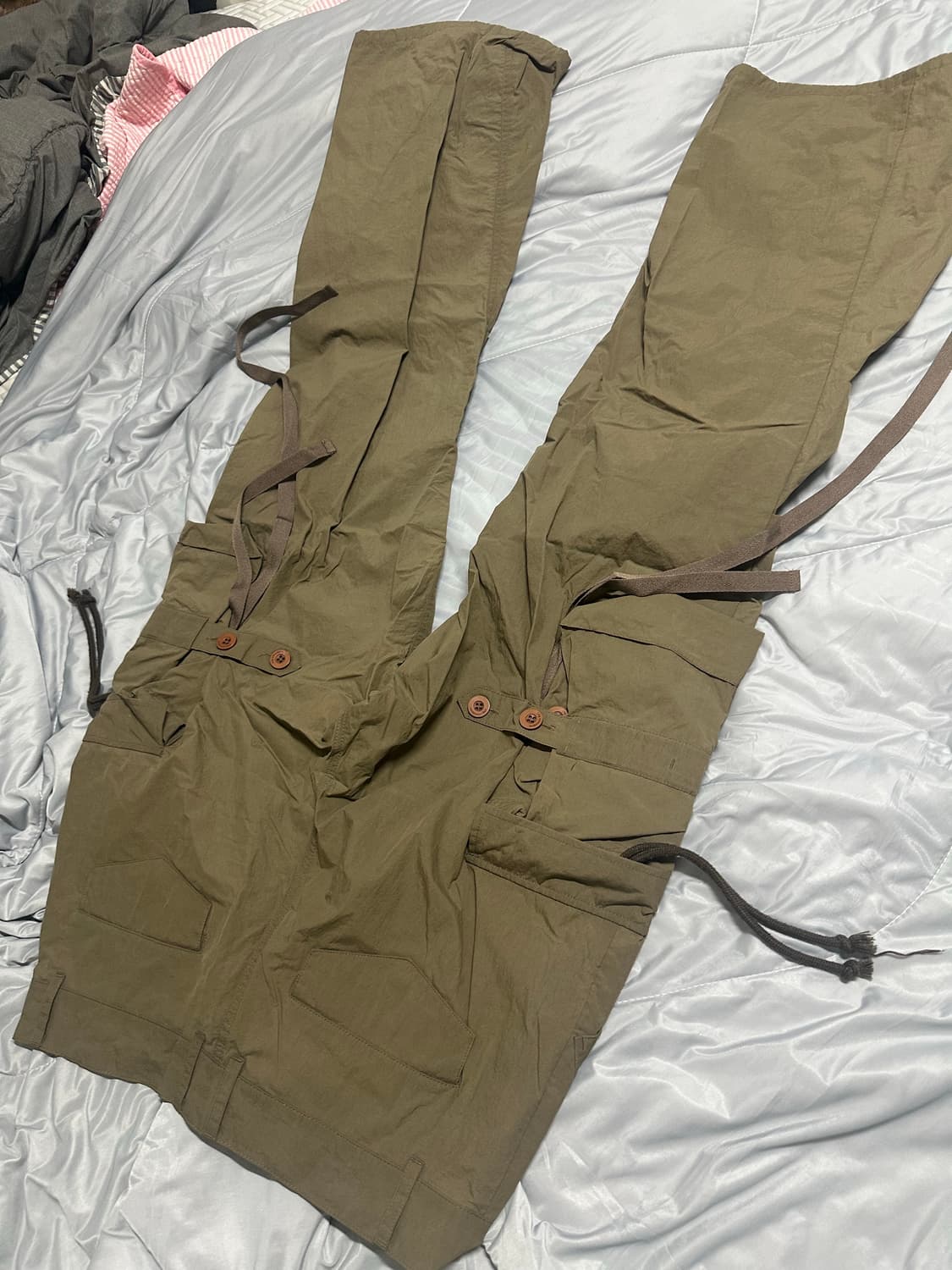 앤더슨벨 파타니 크랙 카고 팬츠 apa588m(KHAKI) 44 상품이미지7