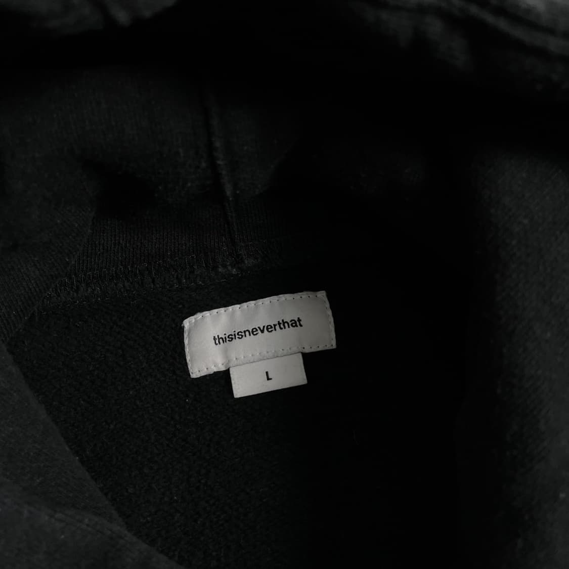 디스이즈네버댓 스펠로고 박시핏 후드 티셔츠 y 3903 상품이미지6