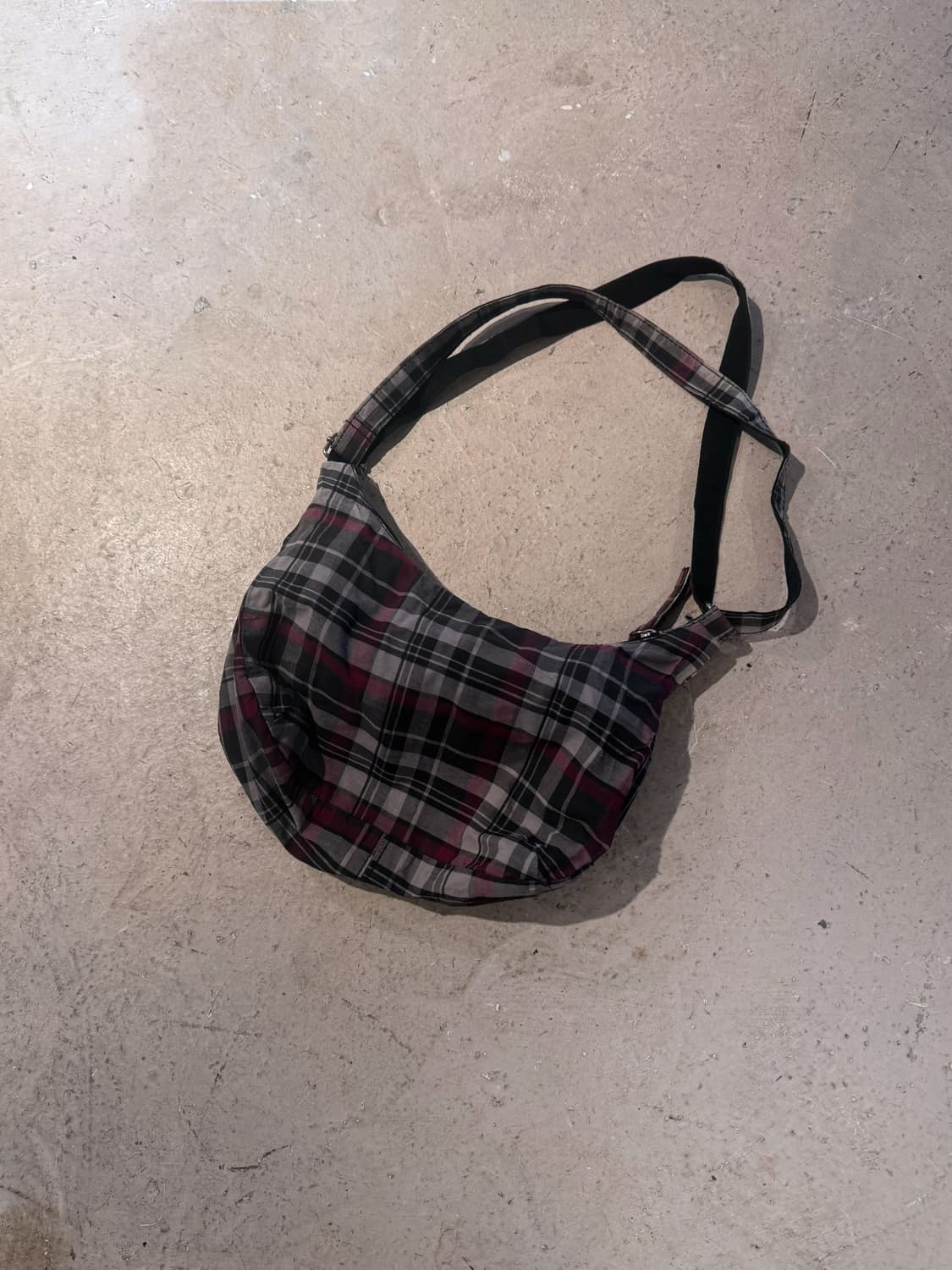 체크 포켓 숄더백 상품이미지4