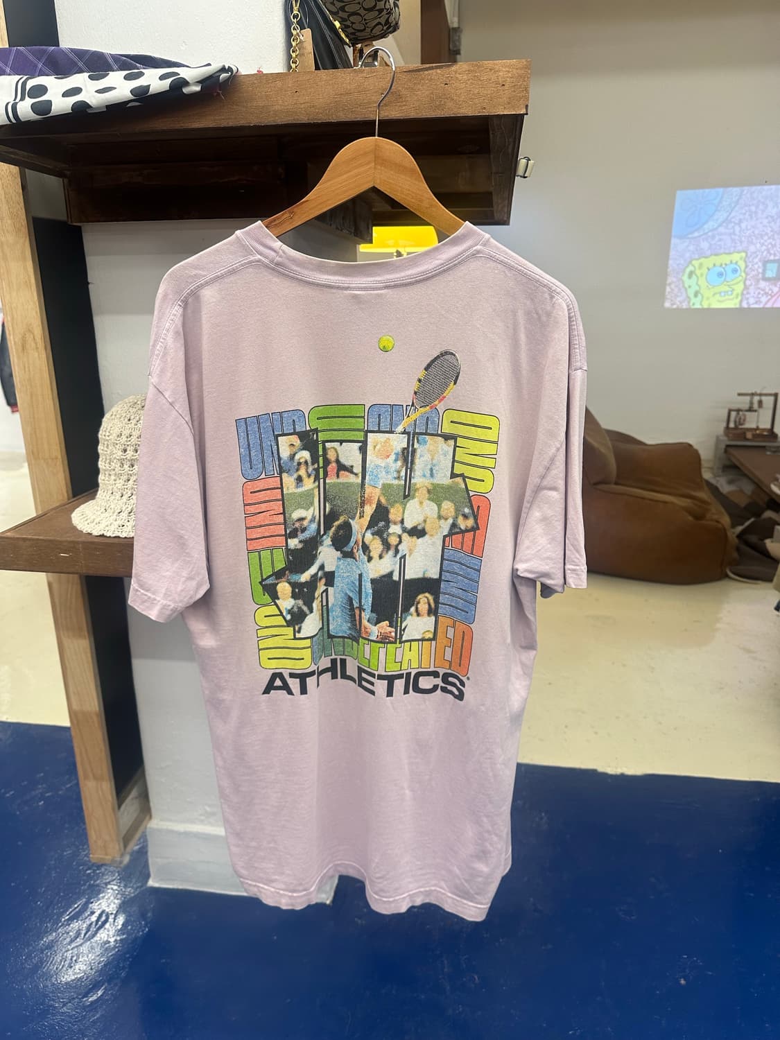 언디핏 에슬레틱 핑크 반팔티 상품이미지7