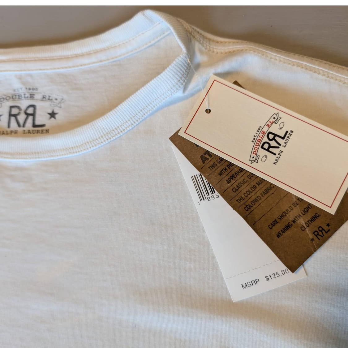 RRL 더블알엘 가먼트 다이 저지 그래픽 티셔츠 상품이미지3