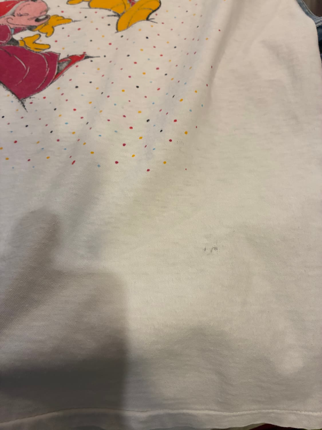 80s Vintage Mickey & Minnie Print Tee 상품이미지6