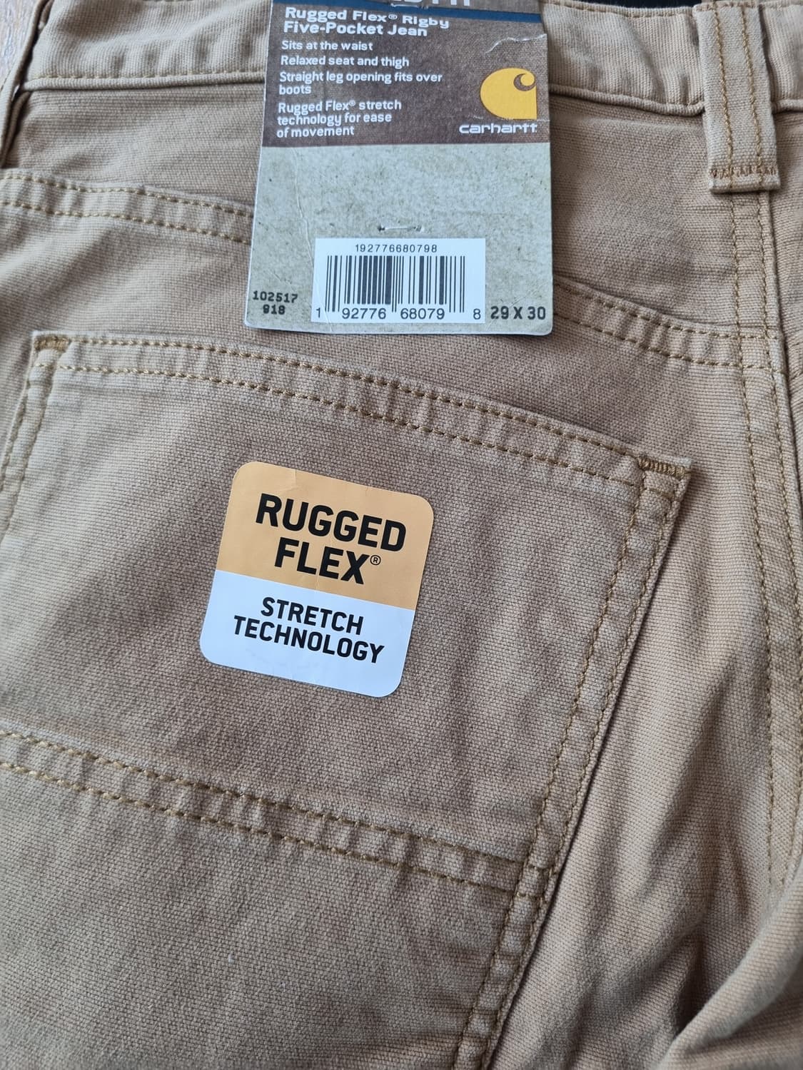 칼하트 Rugged Flex Rigby바지 상품이미지4