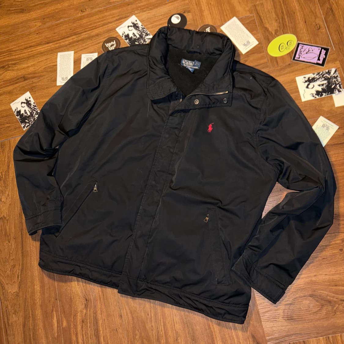 Polo ralph lauren padded parka black 상품이미지4