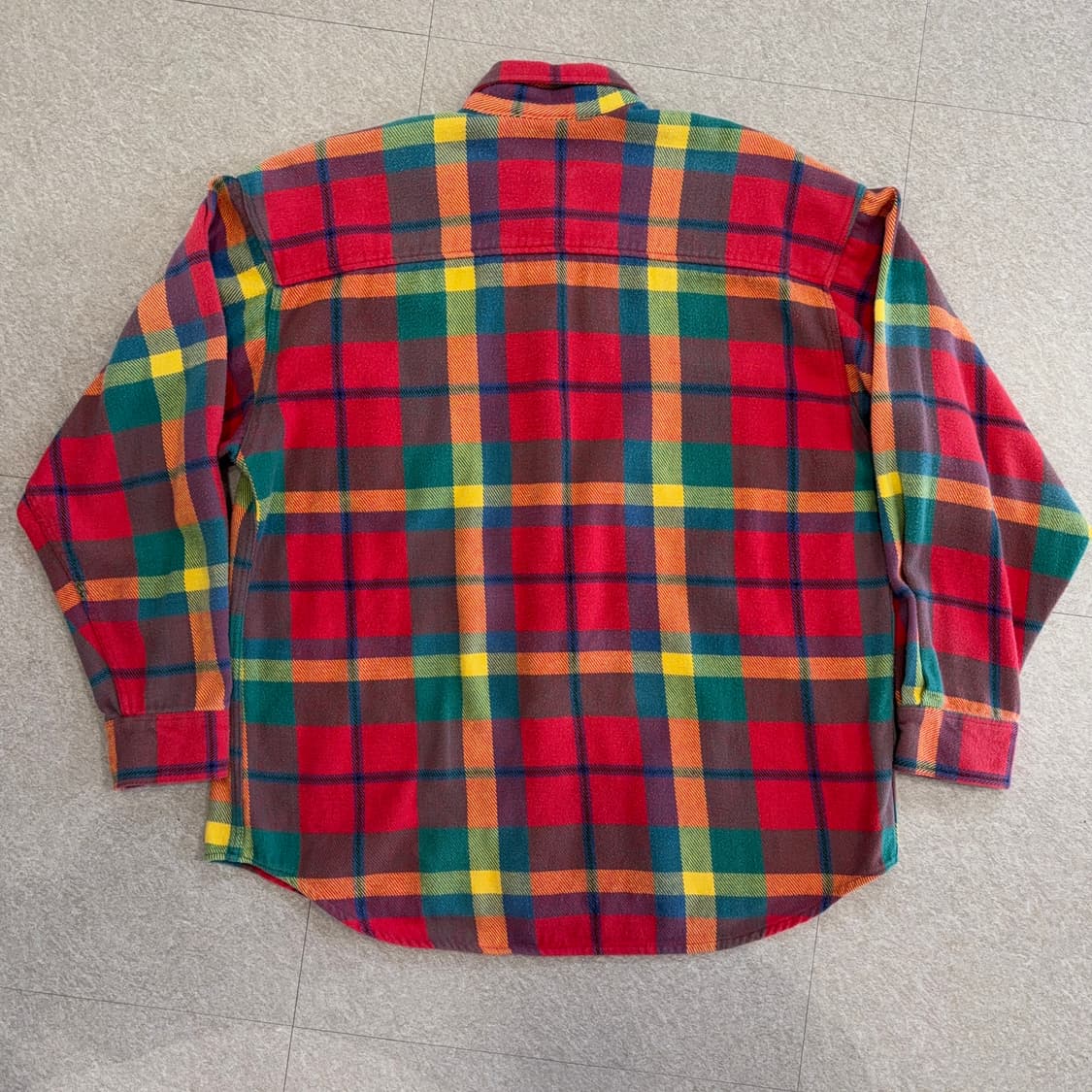 90s 올드 갭 체크 셔츠 상품이미지4