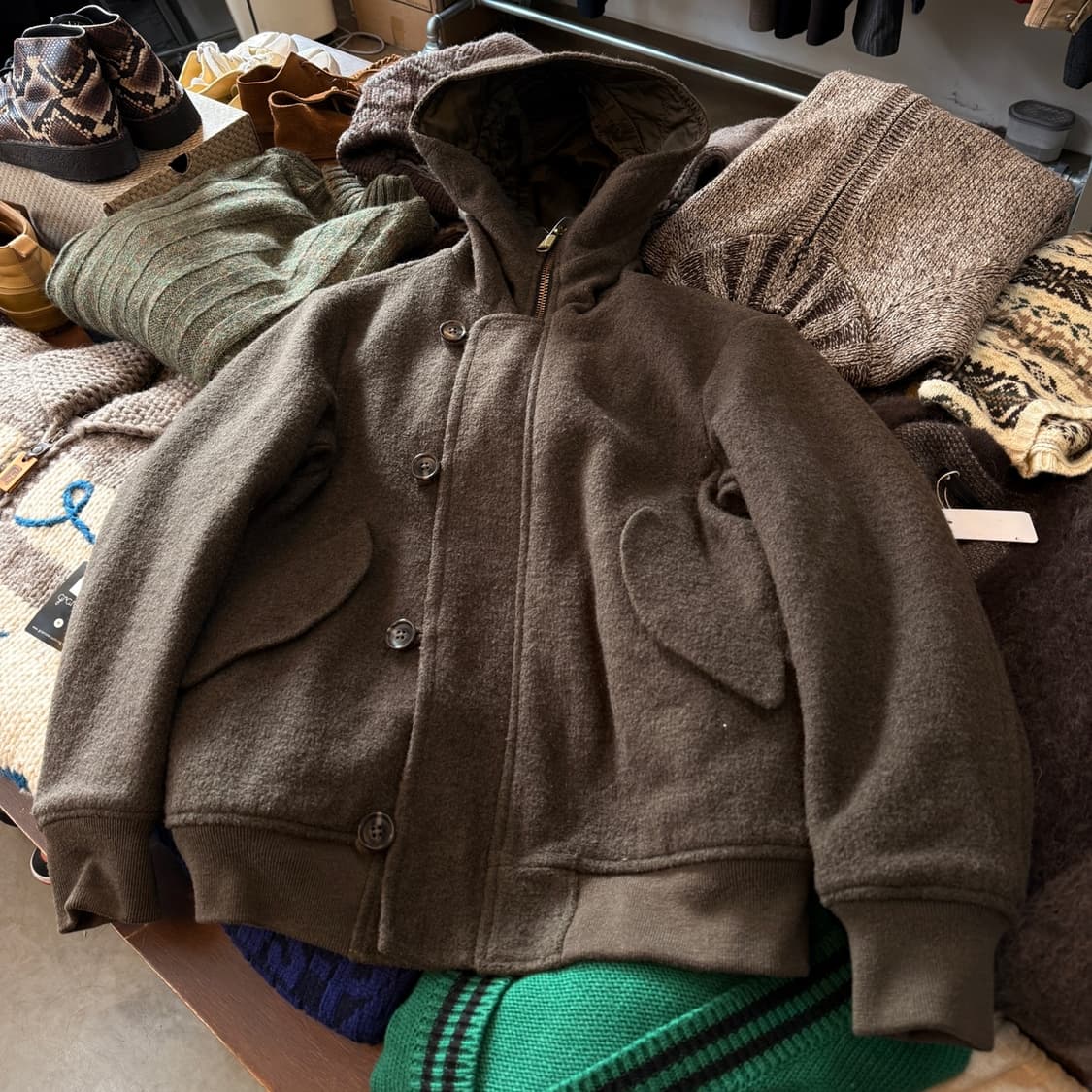 BARK TANNAGE 나노 유니버스 N2B 리버서블 밀리터리 자켓 상품이미지1