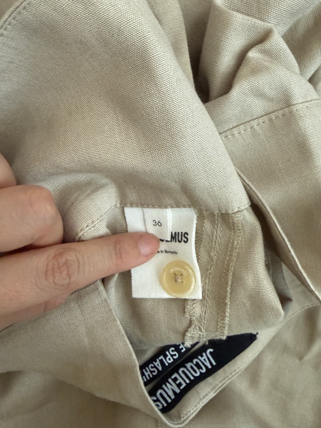 [jacquemus] 하이웨스트 코르셋 와이드 팬츠 새상품 36사이즈 상품이미지5